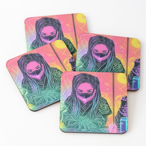 Item preview, Galaxy Neon Girls designed and sold by TondoMeander.