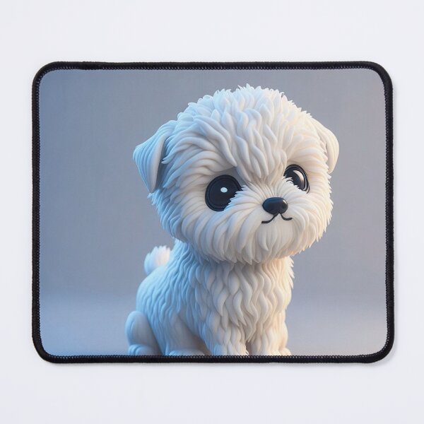 Item preview, White Animal, Puppy, cute, fuffly, mini, baby, kids, children designed and sold by Cyber Kids.