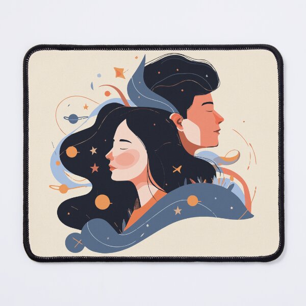 Item preview, Galactic Embrace: A Cosmic Connection designed and sold by Domenico Scalise.