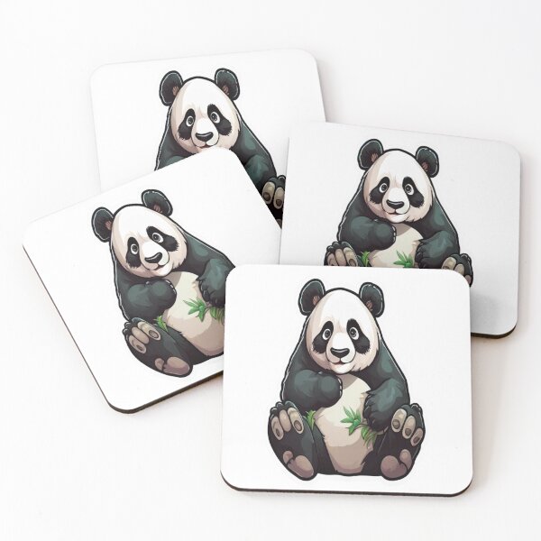 Item preview, panda eating designed and sold by Catfighter.
