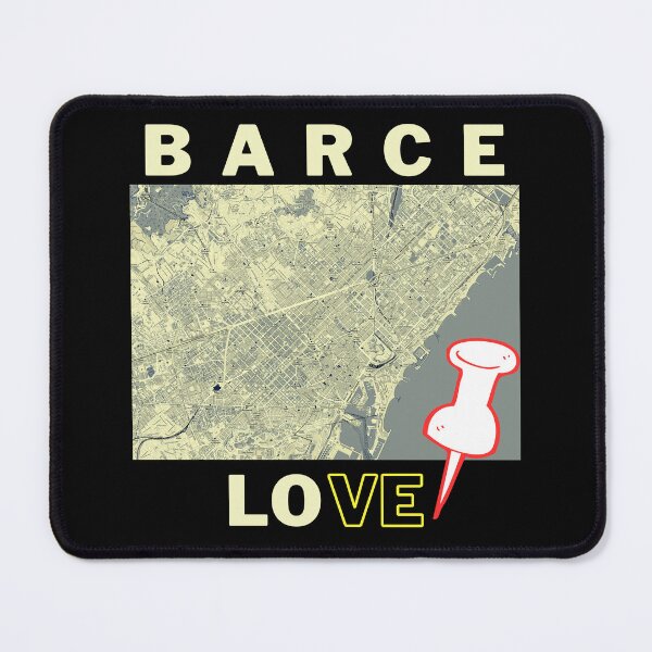 Item preview, Barcelona map BARCELOve (2) designed and sold by DESIGNbyDIEGO.