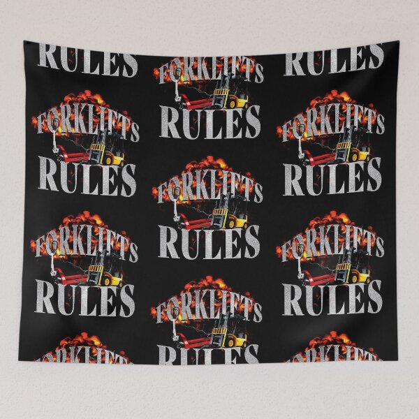Item preview, Forklifts Rules | Funny Meme Quote | Meme designed and sold by AngryBlackDog.