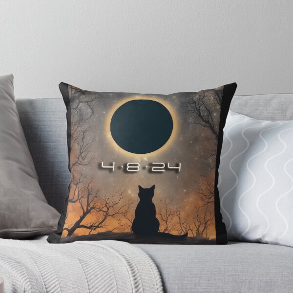 Item preview, Cat Watching Total Solar Eclipse designed and sold by Dibble Dabble Designs.