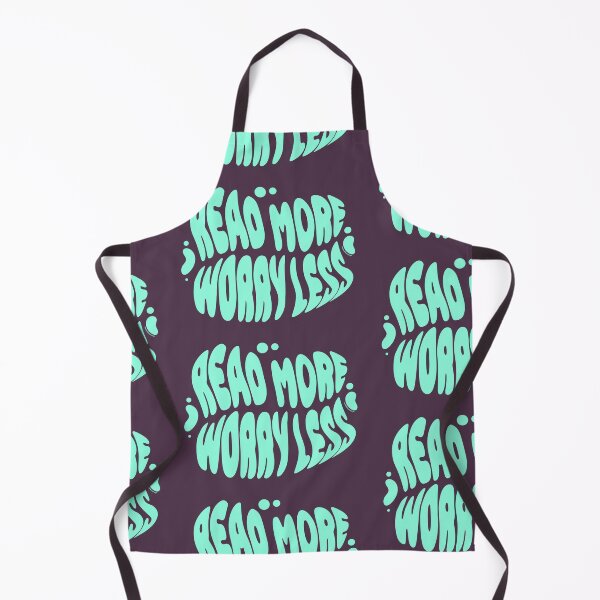 Item preview, Read More Worry Less | 60s Psy Lettering designed and sold by monkeybusiness.pt.