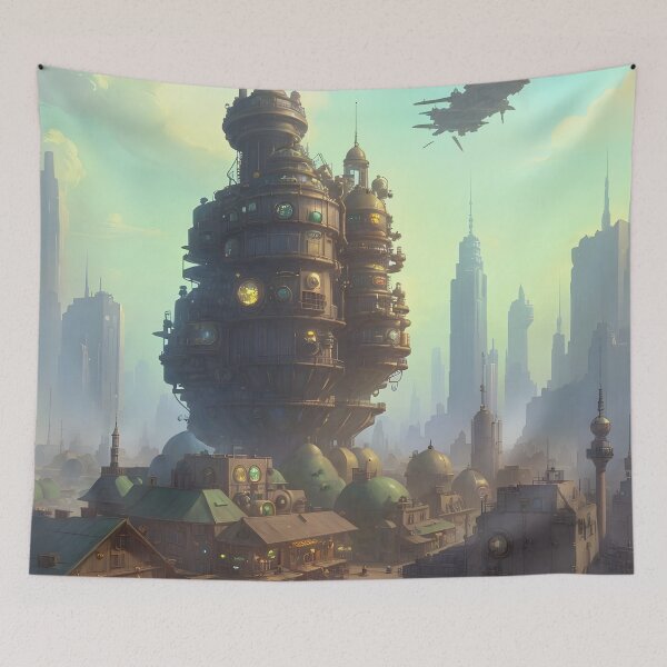 Item preview, Steampunk City designed and sold by Ongoing3007.
