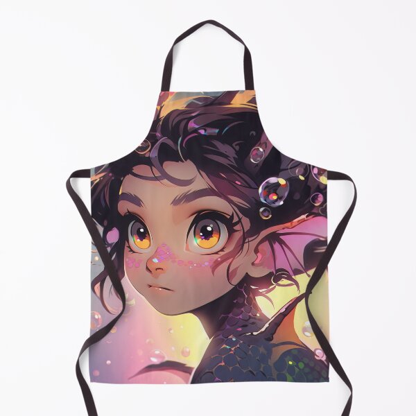 Item preview, Fantasy Bubbly Dragon Anime Girl designed and sold by bubblegoth.