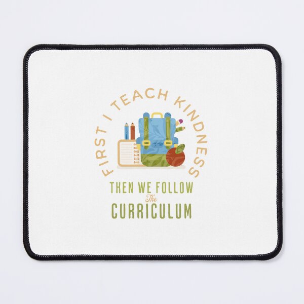 Item preview, First I Teach Kindness Then I Follow Curriculum circular design designed and sold by brokenpones.