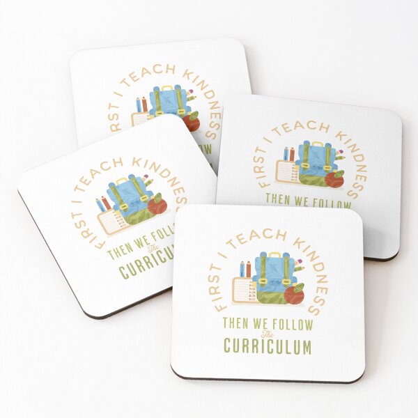 Item preview, First I Teach Kindness Then I Follow Curriculum circular design designed and sold by brokenpones.