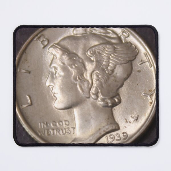 Item preview, 1939 Mercury Dime Gem BU Ten Cents designed and sold by coinsxcrochet.