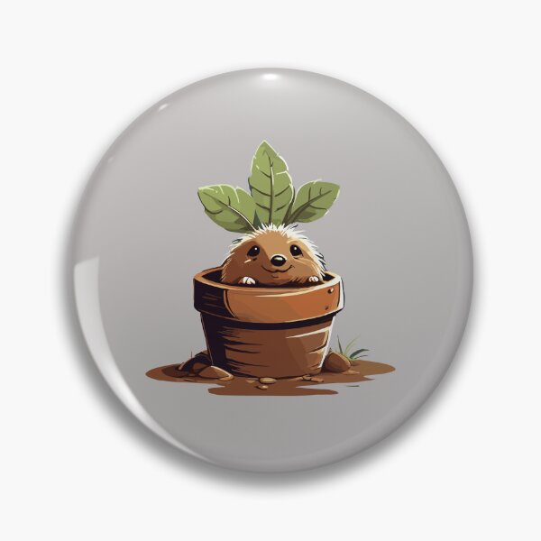Item preview, Cute Mole popping out of his burrow on a sunny day, funny cartoon animals designed and sold by davidbomel-Art.