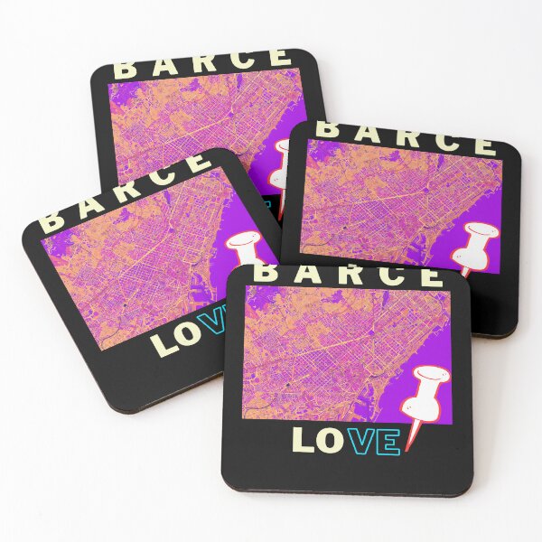 Item preview, Barcelona map BARCELOve (3) designed and sold by DESIGNbyDIEGO.