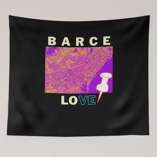 Item preview, Barcelona map BARCELOve (3) designed and sold by DESIGNbyDIEGO.