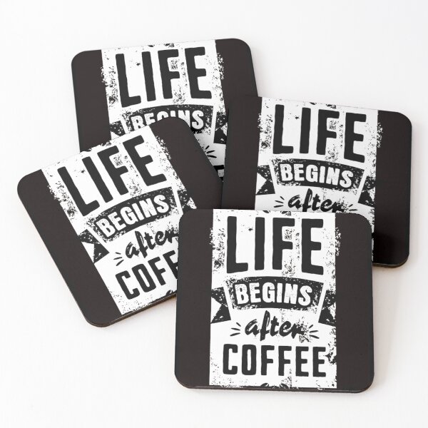 Item preview, Life Begins After Coffee designed and sold by ViralThreadsCo.