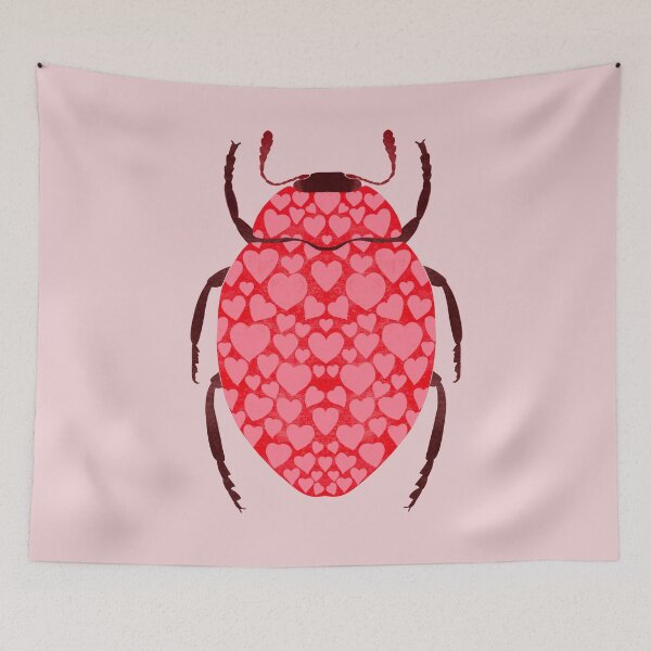 Item preview, Beetle and corazones designed and sold by Elbuenlimon.