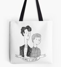 Holmes and Watson Tote Bag