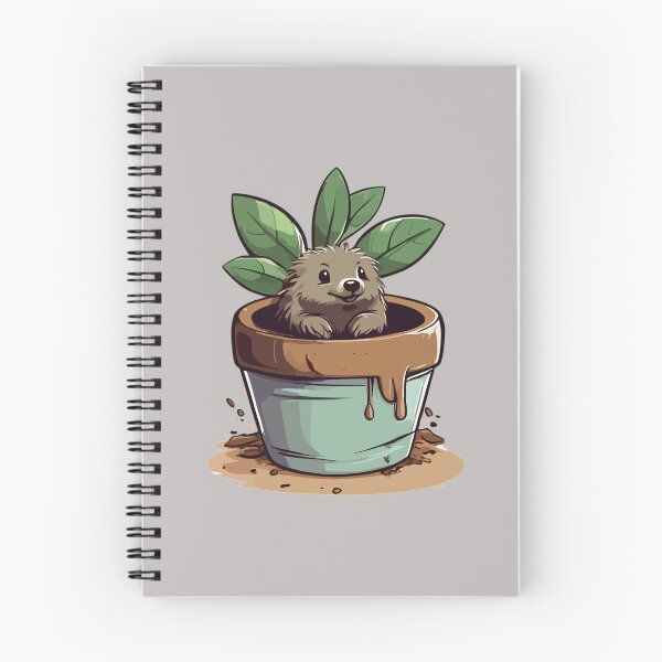 Item preview, Cute Mole popping out of his burrow on a sunny day, funny cartoon animals designed and sold by davidbomel-Art.