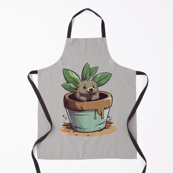 Item preview, Cute Mole popping out of his burrow on a sunny day, funny cartoon animals designed and sold by davidbomel-Art.