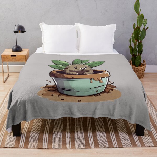 Item preview, Cute Mole popping out of his burrow on a sunny day, funny cartoon animals designed and sold by davidbomel-Art.