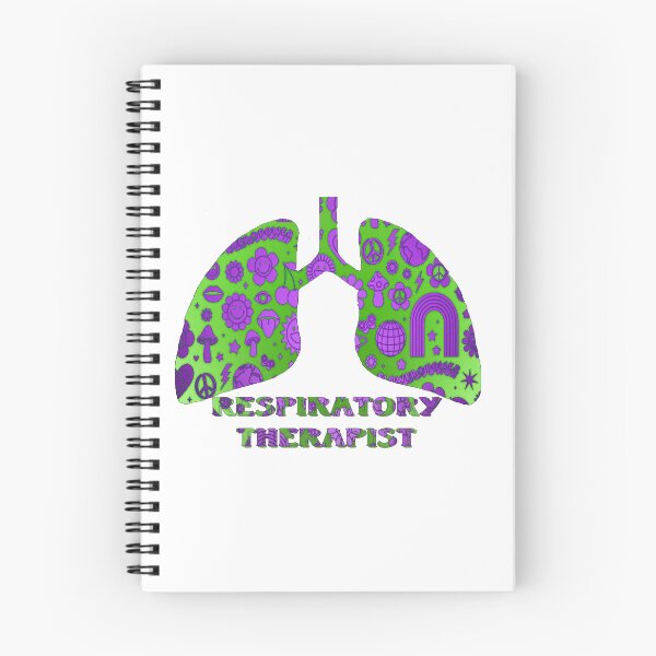 Item preview, Green Purple Flower Power Respiratory Therapist designed and sold by natnat7w.