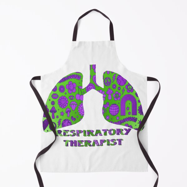 Item preview, Green Purple Flower Power Respiratory Therapist designed and sold by natnat7w.