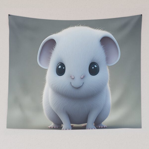 Item preview, White Animal, child, cute, fuffly, mini, baby, kids, children designed and sold by Cyber Kids.