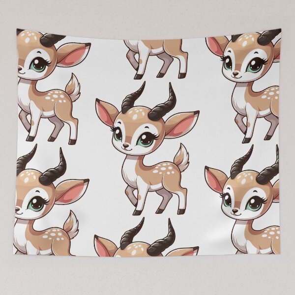 Item preview, Graceful Gazelle Elegance designed and sold by ArtfulWeave.