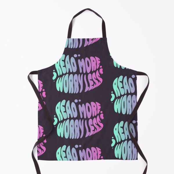 Item preview, Read More Worry Less | 60s Psy Lettering designed and sold by monkeybusiness.pt.
