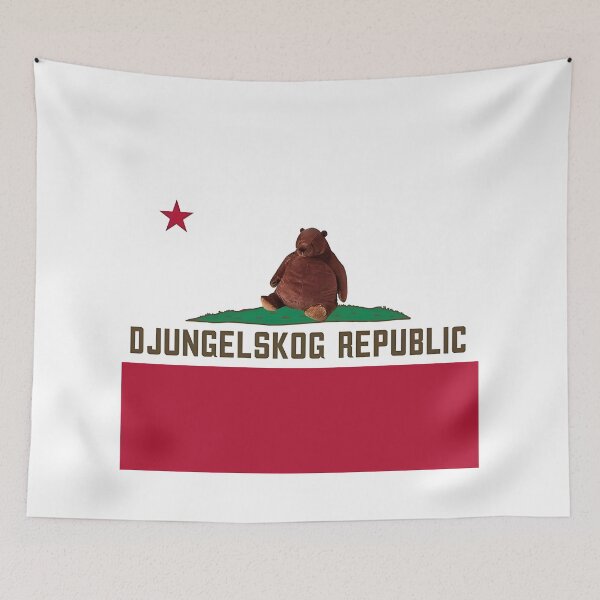 Item preview, DJUNGELSKOG REPUBLIC  | ikea Inspired | Wall Art Home Decor | HECKINFAROUT designed and sold by Two Otters Co.