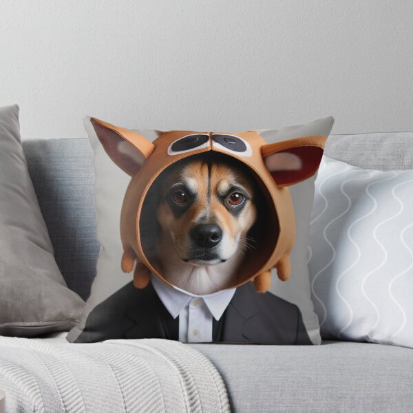 Item preview, dog with suit and elegant cap designed and sold by Zooartia.