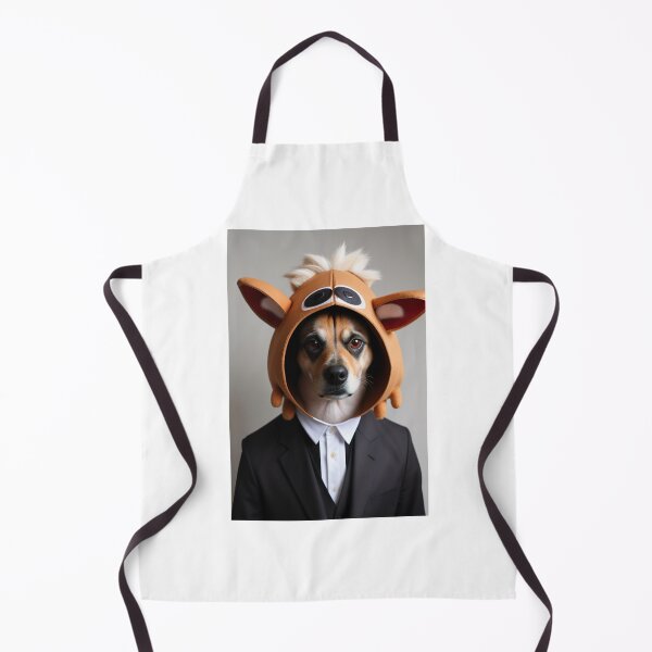 Item preview, dog with suit and elegant cap designed and sold by Zooartia.