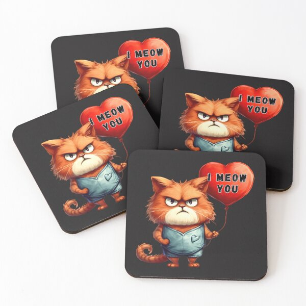 Item preview, Happy meowentines day designed and sold by MilkyForest.