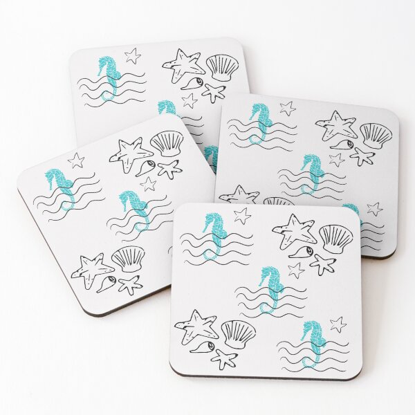 Item preview, Seahorses and shells designed and sold by Pixiejim.