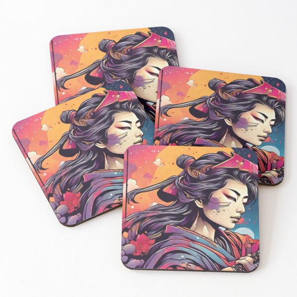Item preview, Galaxy Woman Samurai-Splash Art designed and sold by TondoMeander.