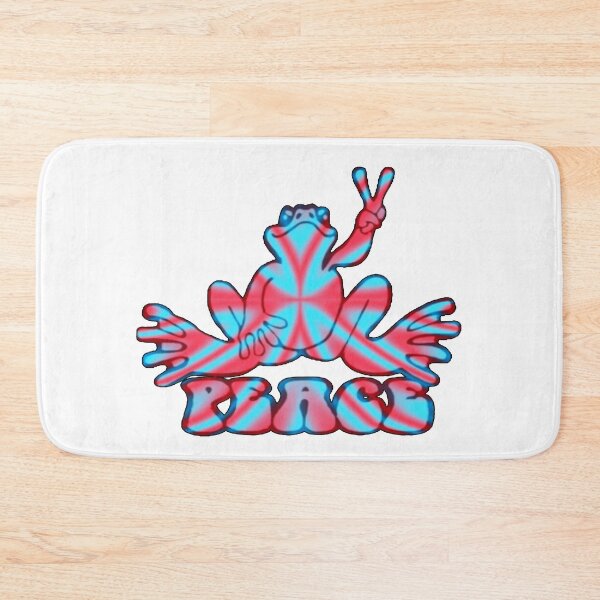 Item preview, Pink and blue Peace Frog designed and sold by natnat7w.