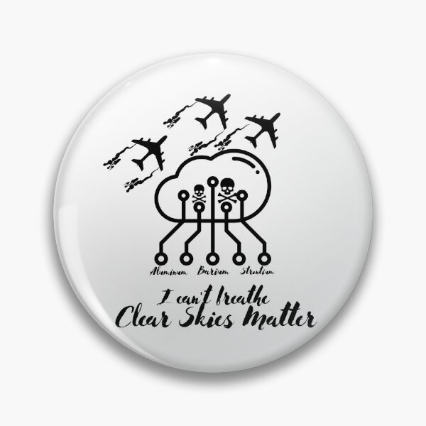 Item preview, I can't breathe. Clear Skies Matter. Chemtrail designed and sold by BirdieMama.