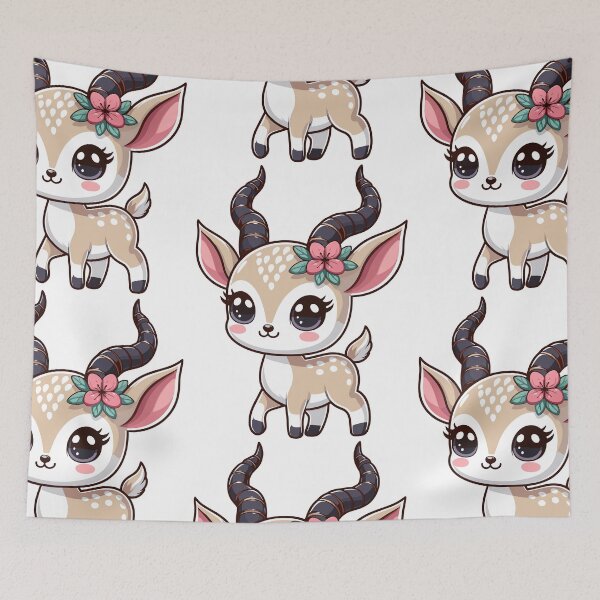 Item preview, Playful Gazelle Cartoon designed and sold by ArtfulWeave.
