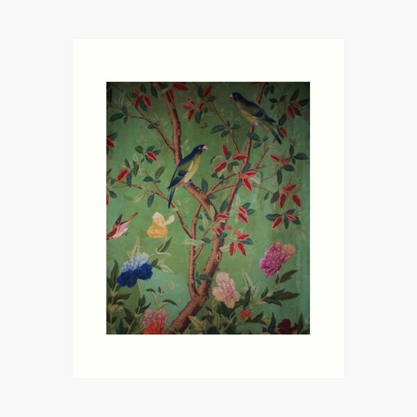Vista previa del artículo con la obra «Chinoiserie Sueño Verde», diseñado y vendido por TheChinoiserie.