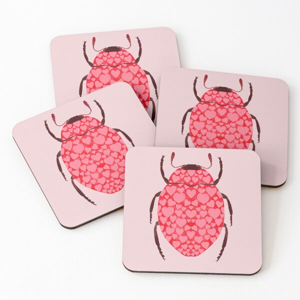 Item preview, Beetle and corazones designed and sold by Elbuenlimon.