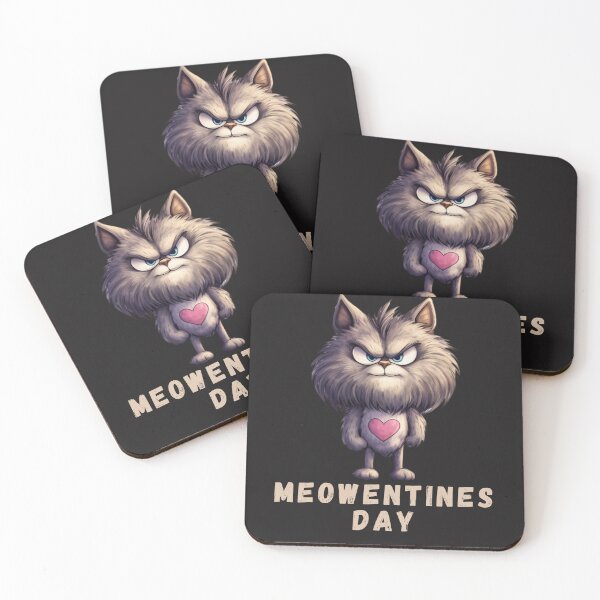 Item preview, Happy meowentines day designed and sold by MilkyForest.