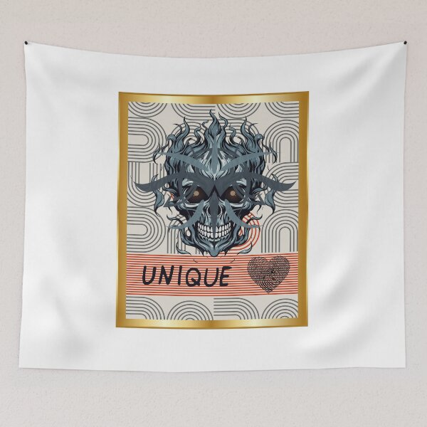 Item preview, a unique skull heart design golden frame designed and sold by Pro1storeE.
