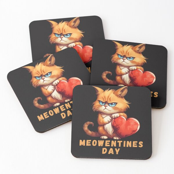 Item preview,  Happy meowentines day designed and sold by MilkyForest.