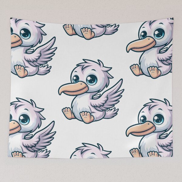 Item preview, Playful Pelican Cartoon designed and sold by ArtfulWeave.