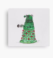 Christmas Dalek Canvas Print