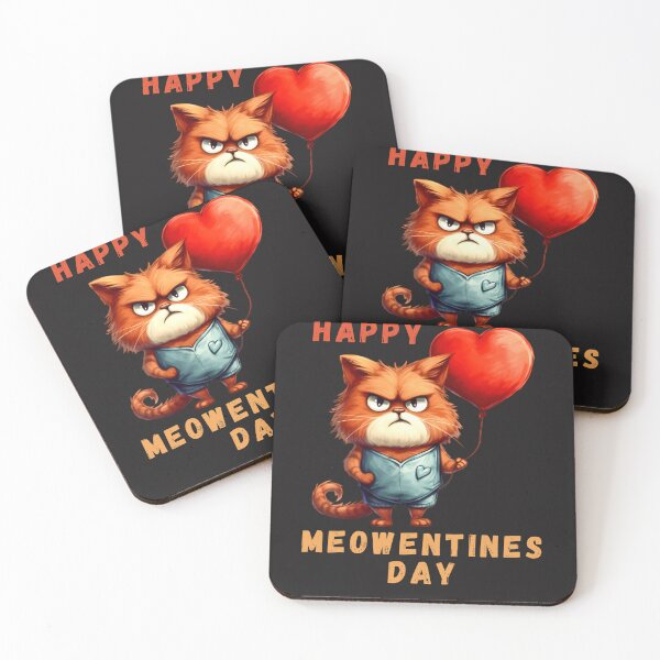 Item preview,  Happy meowentines day designed and sold by MilkyForest.