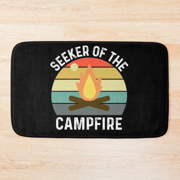 Item preview, Seeker of The Campfire - Mountain Forest Summer Camping  designed and sold by Sunserize Designs.