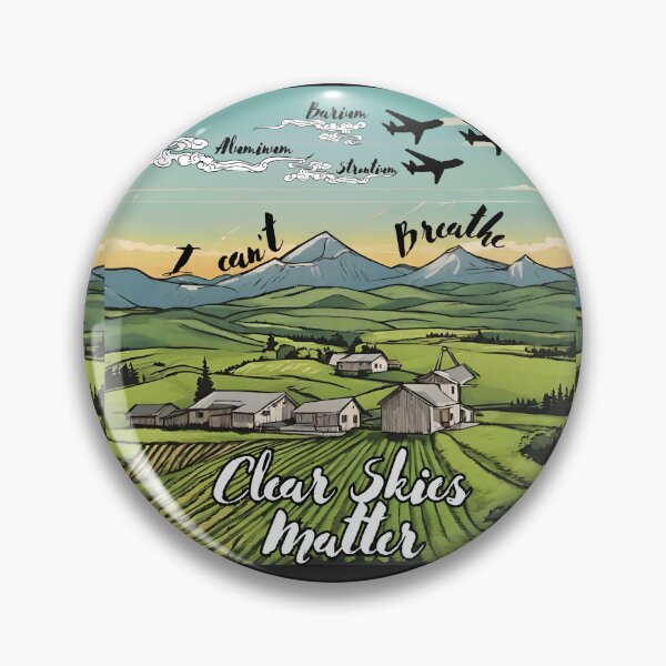 Item preview, I can't breathe. Clear Skies Matter. Chemtrail designed and sold by BirdieMama.