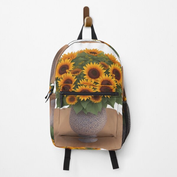 Item preview, luxury vase with multiple sunflowers summer and spring fashion designed and sold by Carlos Gudino.