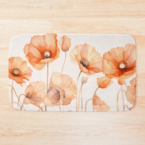 Item preview, Peach Poppy Petal Summer Serenity designed and sold by artsandsoul.