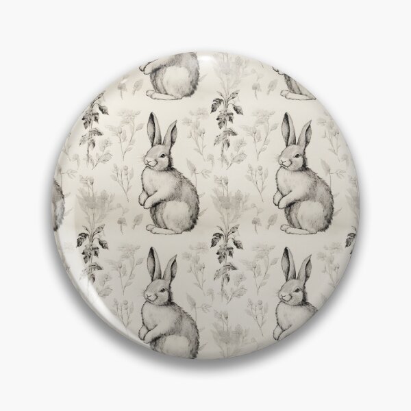 Item preview, Vintage Rabbit Easter Spring Pattern designed and sold by ptlsprntsdsgn.