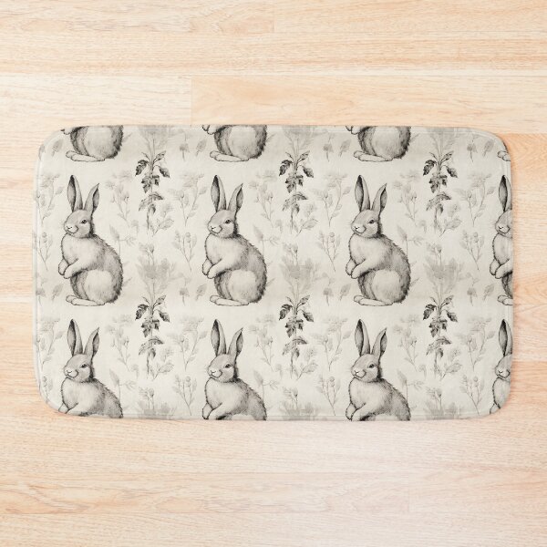 Item preview, Vintage Rabbit Easter Spring Pattern designed and sold by ptlsprntsdsgn.